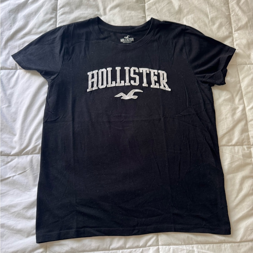 Hollister Black Crew Neck Tee